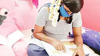 School girl first fucking with telugu dirty talks