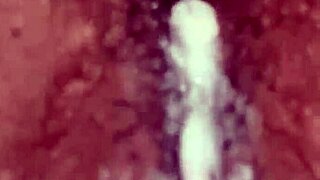 Asian man intensely leaves ebony creampie after rough fucking