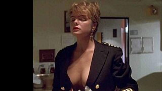 erika eleniak performs stripper scene in vintage style