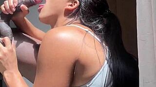 big booty brunette seduces stepbrother for amateur couple fun