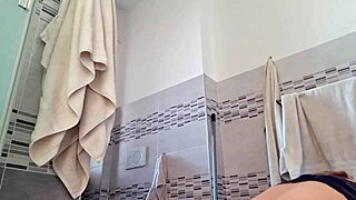 Hottie Cleans House In Her Panties