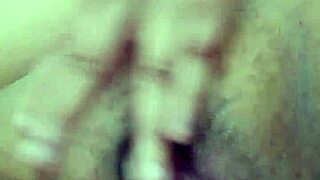 Pov playing with big hairy pussy until wet for fucking