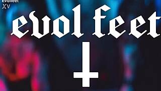 Bound Foot To Tickle With Choking And Gagging