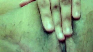 Pov playing with big hairy pussy until wet for fucking