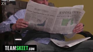 My step-granddaughter acted like a slut, so I fucked her like one