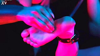 Bound Foot To Tickle With Choking And Gagging