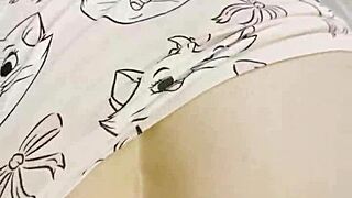 big ass step sister pours water on bro and gets fucked