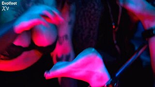 Bound Foot To Tickle With Choking And Gagging