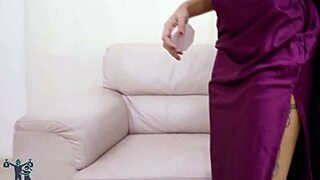 rich man takes the lady he meets at the restaurant home he saw a chance to eat some ass subtitled in english