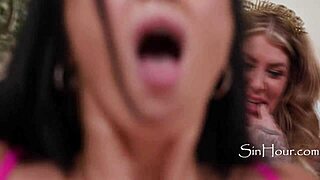 mistaken for a male stripper, five cougars fucked that 19yo black pizza delivery guy hard! 😈🍕