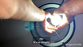 'Can you insert this light bulb?' she asked, then sucked my cock.