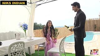 indian boy fucks chinese girl's pussy and ass