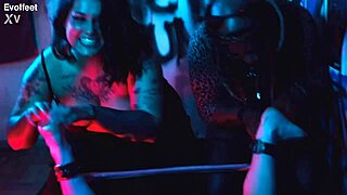 Bound Foot To Tickle With Choking And Gagging