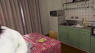 Petite Japanese Step-Sister Give Virgin Step-Brother His First Time Blowjob In Uncensored Jav Porn!