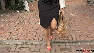 stepbrothers do unspeakable things to stuck stepmom. they fuck her hard in a group.