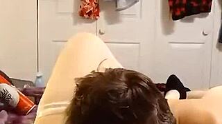 jerry sucks whip cream off of my tits and eats my pussy til a hard orgasm milf cums in step cousins face