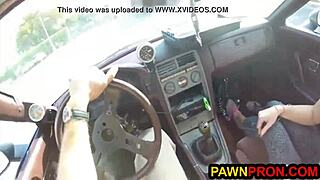 bimbo pawns her ugly car and her pussy 😈