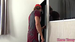 Trans Hottie Nathalia De Castro Gets A Post Shower Creampied