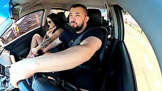 Passenger enters Uber without underwear, driver can't resist temptation.