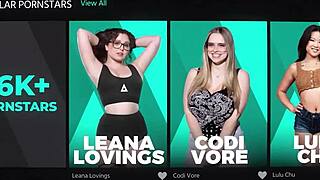 Girlsway Horny All Naturals Lauren Phillips & Mona Azar Have Hardcore Bathroom Dildo Fuck