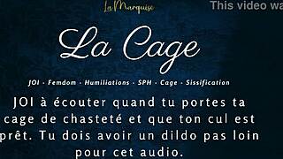 La Cage - Femdom Caged Anal Joi