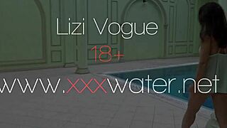 Watch lizi vogue swim underwater flashing her big ass
