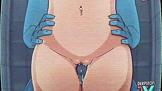 Cartoon character participates in training exercise.