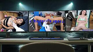 dr tampa explores mira monroe's petite body in her first intimate gyno exam backstage