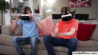 Two Pervert Teen 18+S Fuck Their Busty Milf Stepmoms