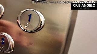 Passionate Blackout In Spain: Stuck In Elevator, She Fucks Married Neighbor