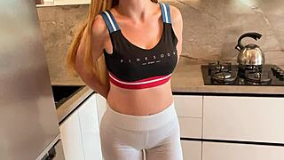 Stepmother Fucks Stepson To Hide Cheating From Husband - Russian Amateur With Conversations