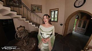 Vr Conk Horny Elf Arwen Sucks Huge Dick And Balls In Lord Of The Rings Cosplay Parody Pt 3