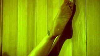 Hot Sex with Shapely Lassie in Sauna After Gym Training