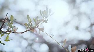 Homeless Voyeur Observes Interracial Couple's Hardcore Sex