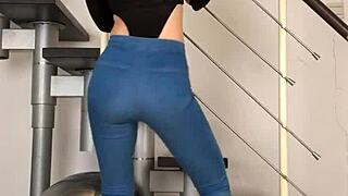 Dancing Chinese In Tight Jeans