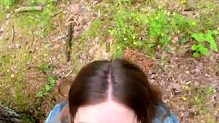 Walk After Home Fuck, Suck And Swallow Outdoors