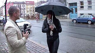 teeny gets approached on street and fucked for money?