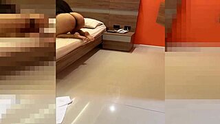 Mommy shakes her fat ass to tempt stepson... he rams cock straight into her tight pussy!