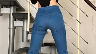 Dancing Chinese In Tight Jeans