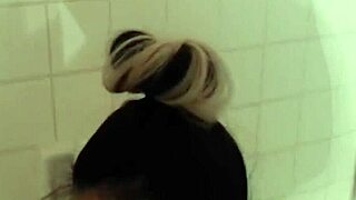 in her bathtub shaving her hairy asian pussy