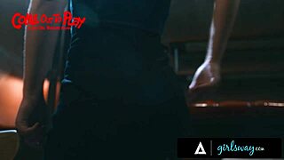 girlsway - 10 girl lesbian gangbang rough fisting strap-on sex and squirting - warriors parody