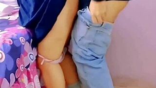 professor pumps tight teen chochito full of creampie in public outdoor anal