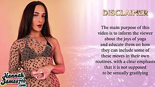 HOT YOGA IN LEOPARD BODYSTOCKING! CAMELTOE STRETCHING TITS WORKOUT - HANNAHJAMES710