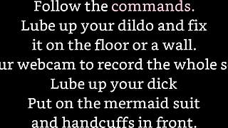 Faygrey Caitlyn's sissified pet bitch gets femdom joi cei bondage assplay humiliation