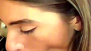 busty blonde milf and teen brunette battle in sloppy vertical blowjob deepthroat contest