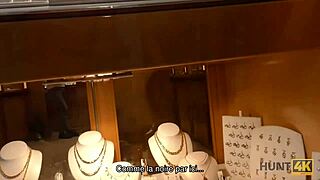 hunt4k teen pickup trades blowjob lick for engagement ring cash