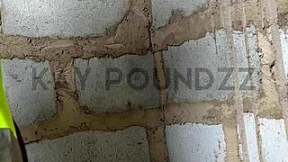 Crazy huge cock guy moans jerks explosive public cumshot