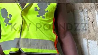 Crazy huge cock guy moans jerks explosive public cumshot