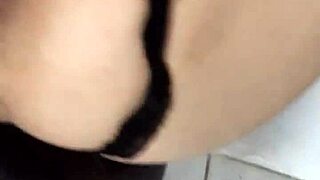 amateur slut girlfriend takes cock deep in her tight ass 😈