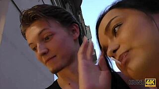 hunt4k teen pickup trades blowjob lick for engagement ring cash